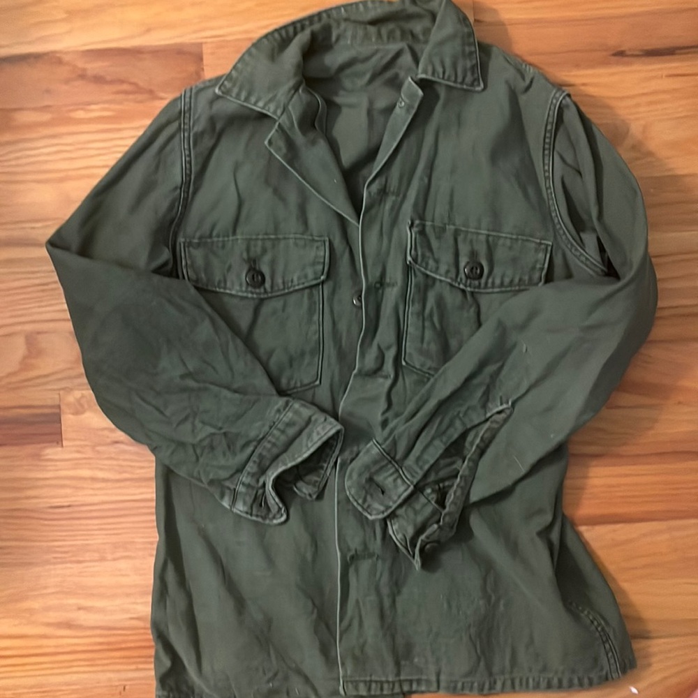 Army Green Cargo Jacket